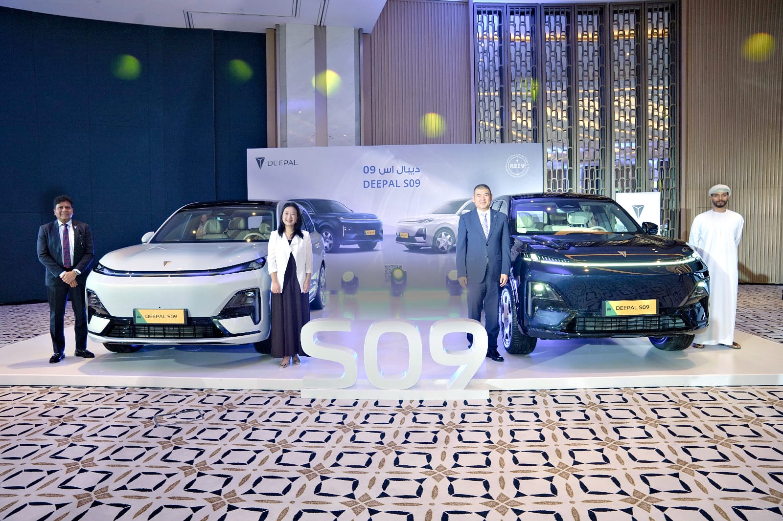 DEEPAL unveils new flagship model S09 family SUV in Oman, redefining intelligent luxury and comfort Range extended Electric vehicle.