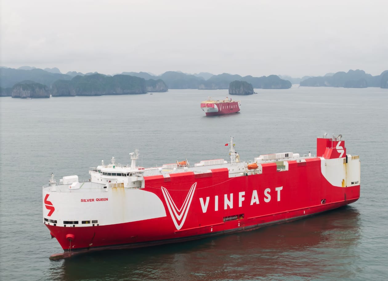 VINFAST EXPORTS ITS 38TH INTERNATIONAL SHIPMENT OF ELECTRIC VEHICLES