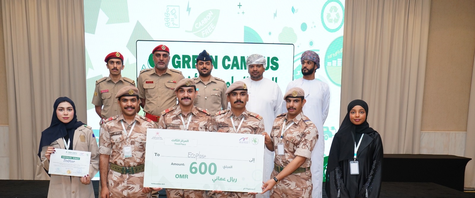 Environment Society of Oman and National Finance Champion University-Led Net Zero Solutions
